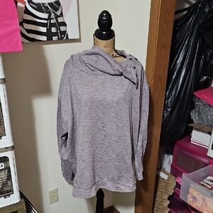 Maurices Size 3 purple heathered turtle neck.